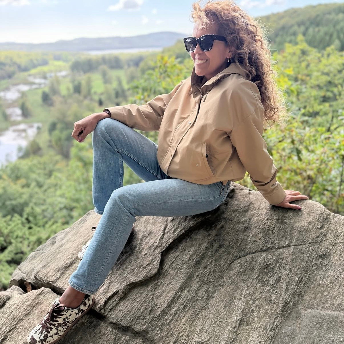 Clienta con Thalema Vaca café en Suiza
